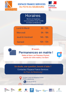 Horaires Espace France Services