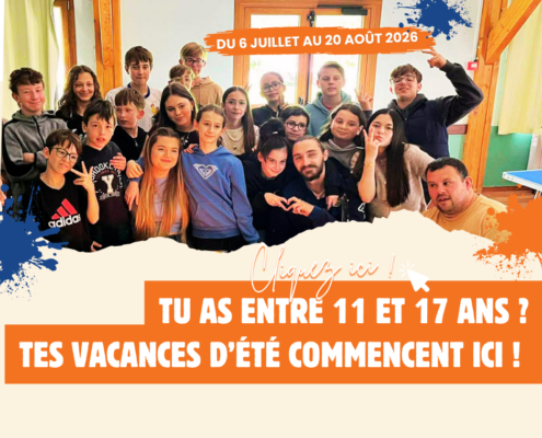Vacances été 2026 PAJ
