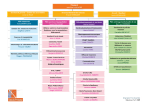 Organigramme des services MAJ 04-2025