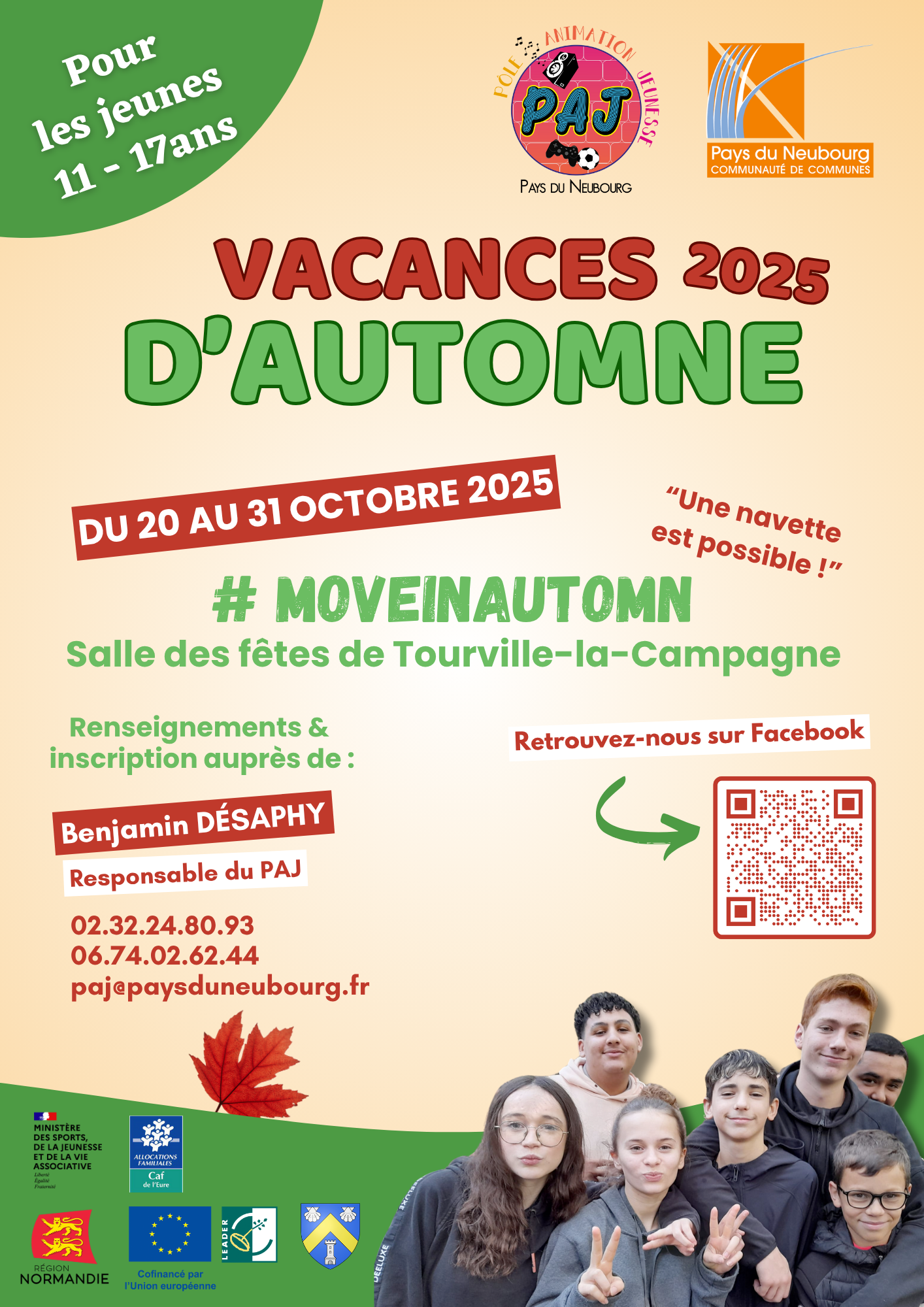 PAJ Affiche Vacances automne 2025