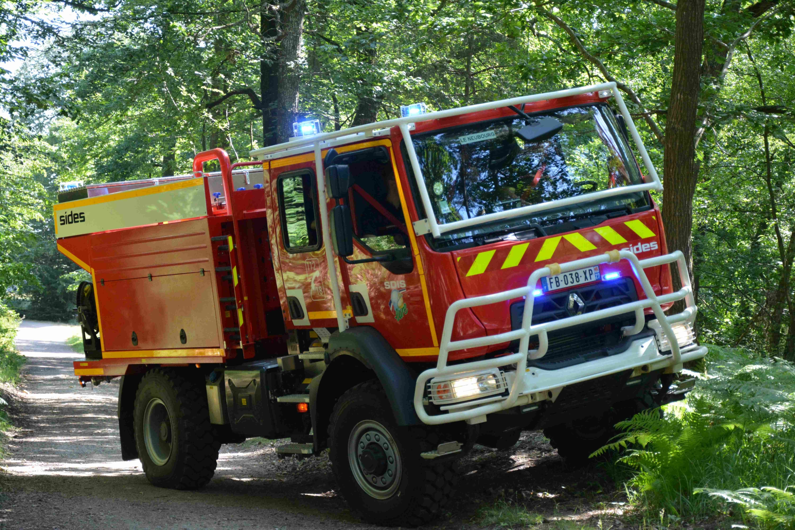 Photo camion pompier