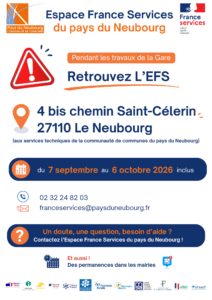 Affiche EFS changement lieu