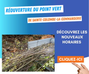 Réouverture du point vert